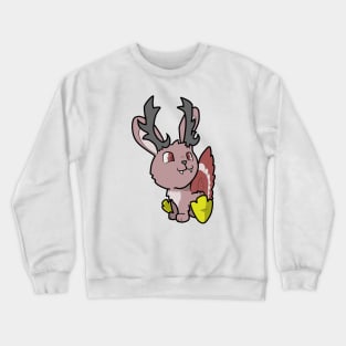 Compendium of Arcane Beasts and Critters - Wolpertinger (textless) Crewneck Sweatshirt